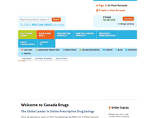 Tablet Screenshot of canadadrugs.com